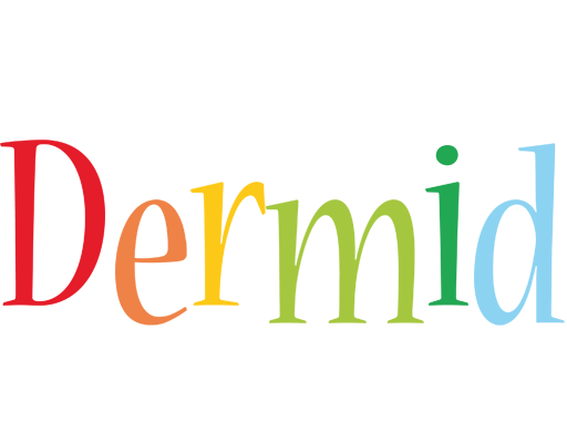 Dermid birthday logo