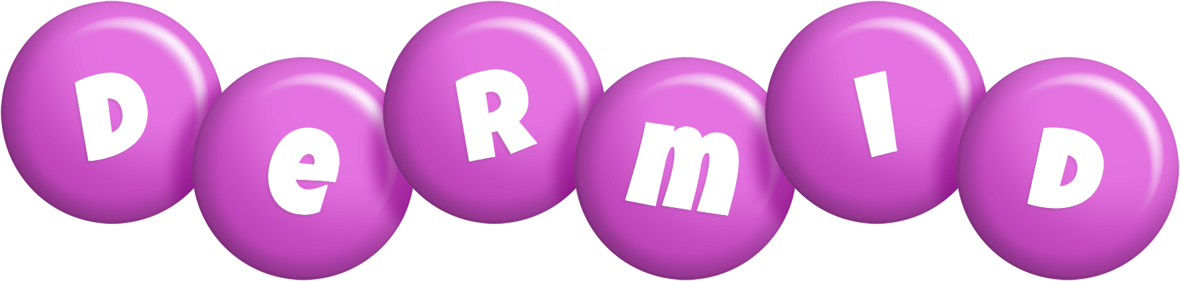 Dermid candy-purple logo