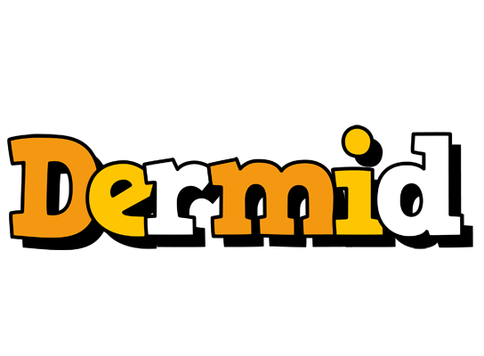 Dermid cartoon logo