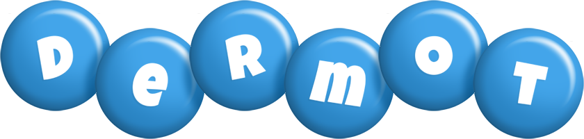 Dermot candy-blue logo