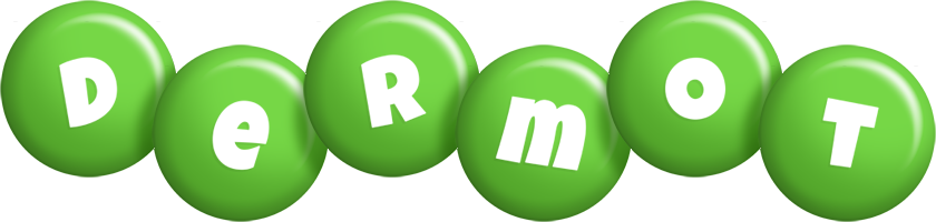 Dermot candy-green logo