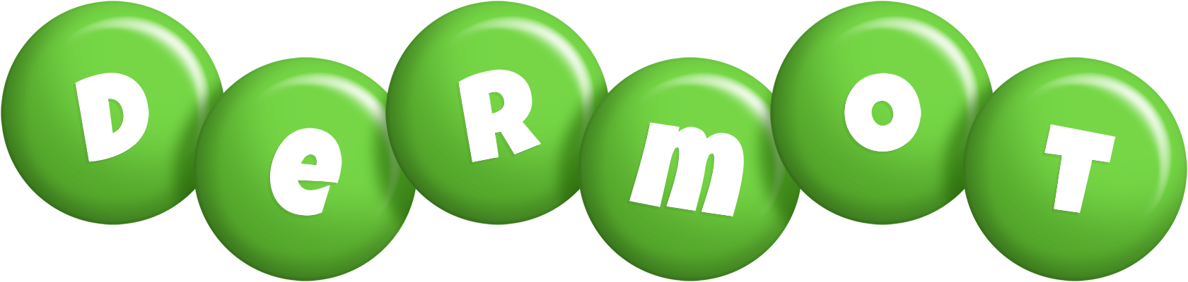 Dermot candy-green logo