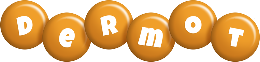 Dermot candy-orange logo