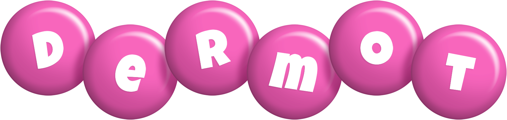 Dermot candy-pink logo