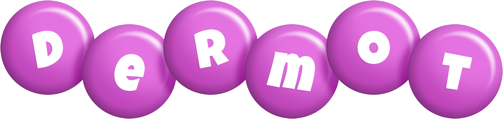 Dermot candy-purple logo
