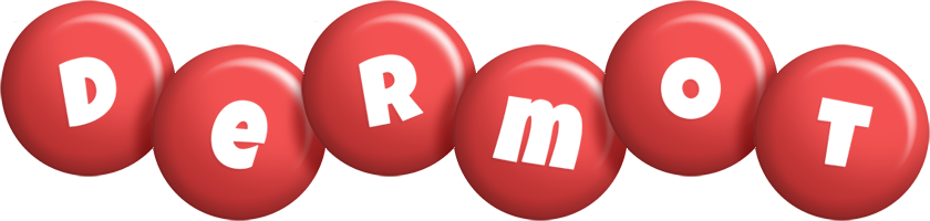 Dermot candy-red logo