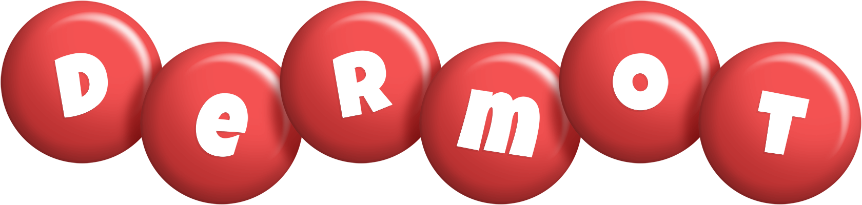 Dermot candy-red logo