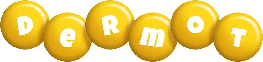 Dermot candy-yellow logo