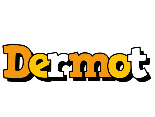 Dermot cartoon logo