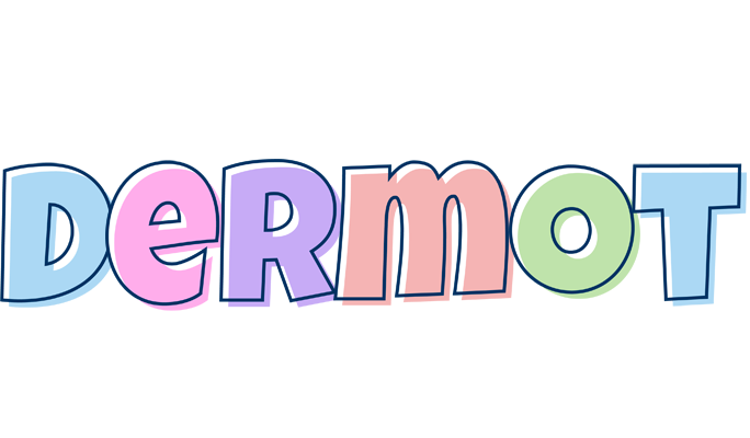Dermot pastel logo