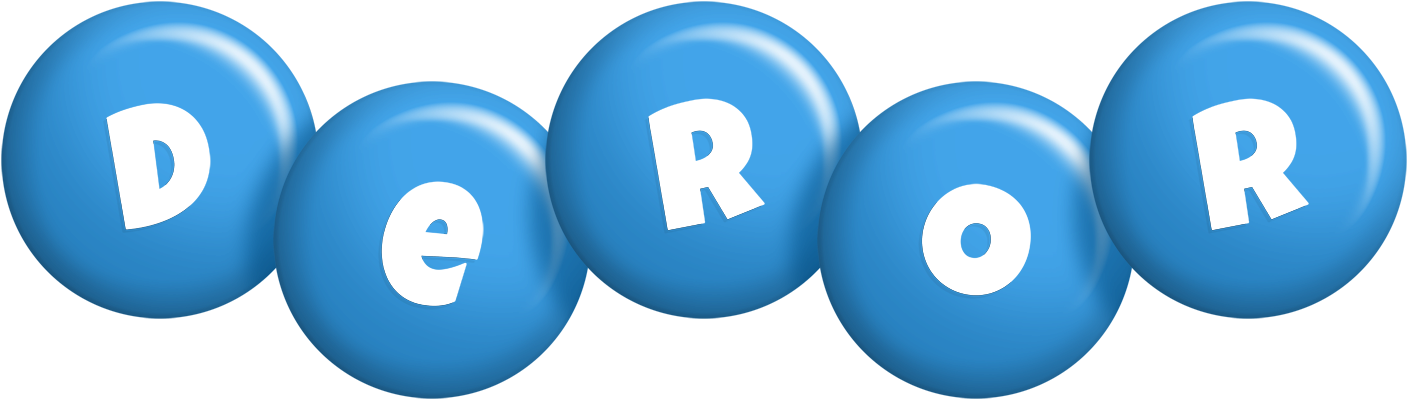 Deror candy-blue logo