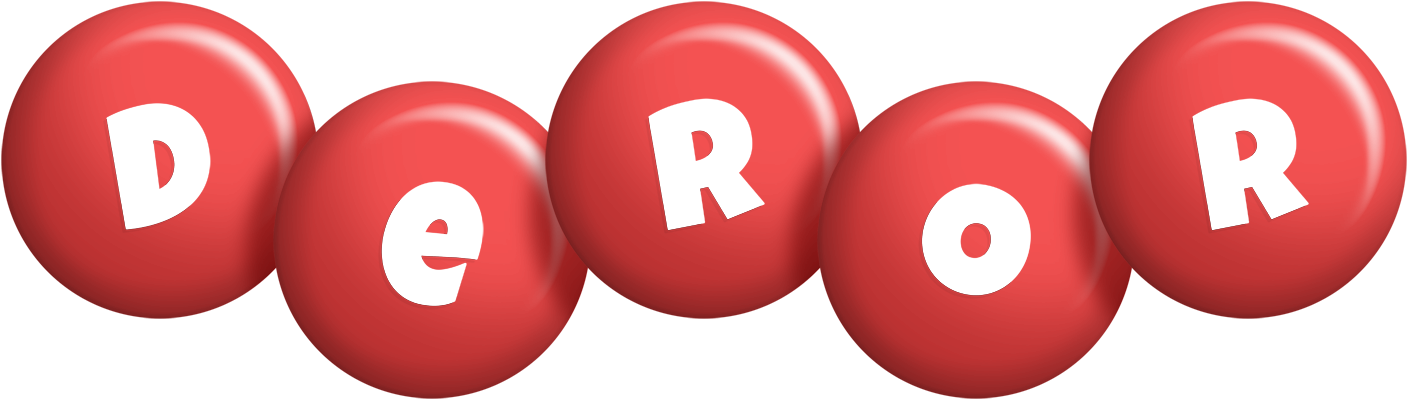 Deror candy-red logo
