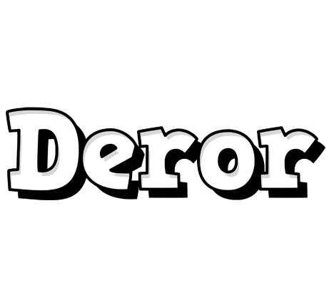 Deror snowing logo