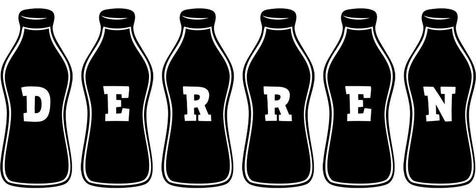 Derren bottle logo