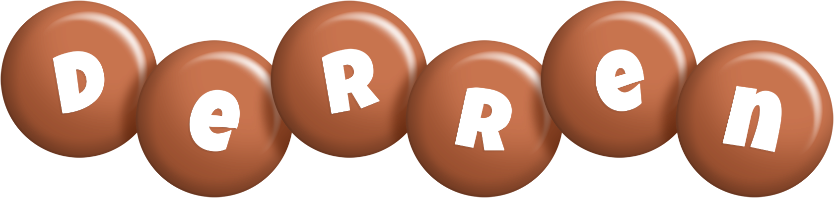 Derren candy-brown logo