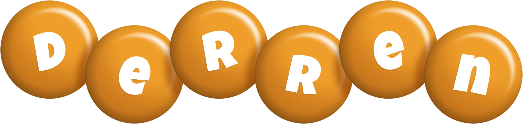 Derren candy-orange logo