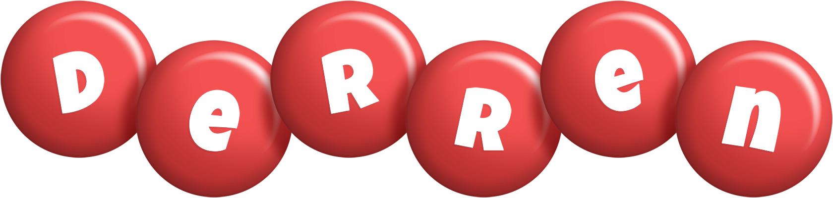 Derren candy-red logo