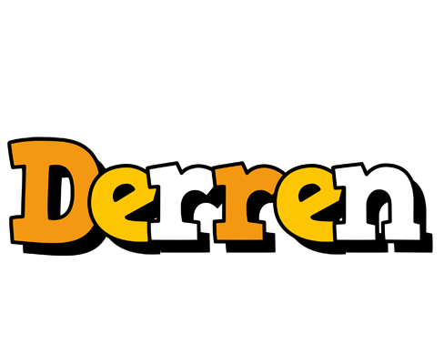 Derren cartoon logo