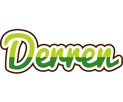 Derren golfing logo