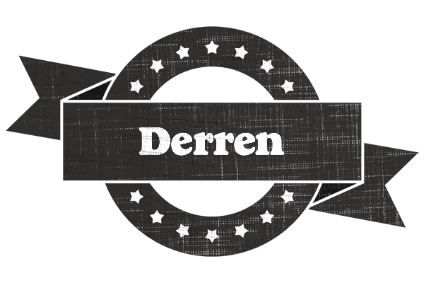 Derren grunge logo