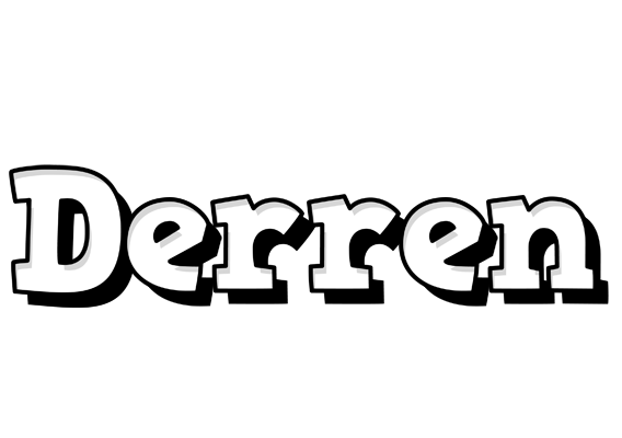 Derren snowing logo