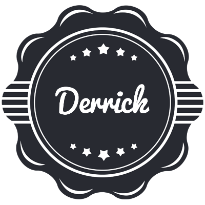 Derrick badge logo