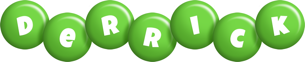 Derrick candy-green logo