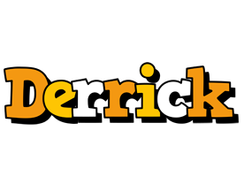 Derrick cartoon logo