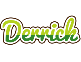 Derrick golfing logo