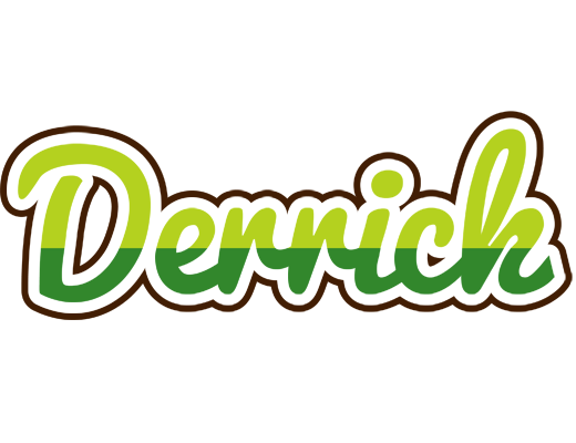 Derrick golfing logo