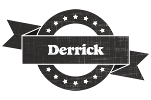 Derrick grunge logo