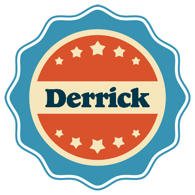 Derrick labels logo