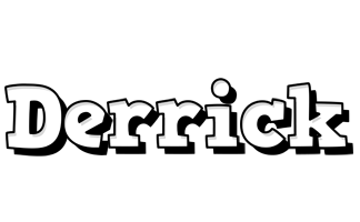 Derrick snowing logo
