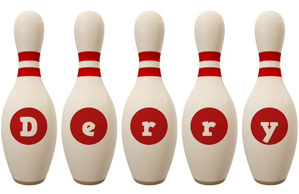 Derry bowling-pin logo