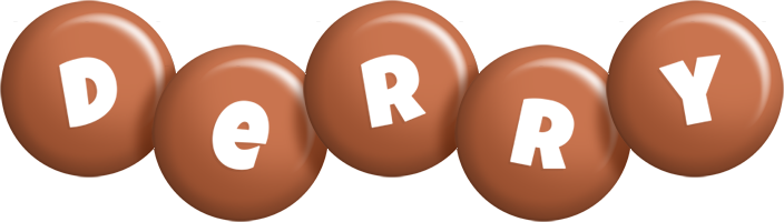 Derry candy-brown logo