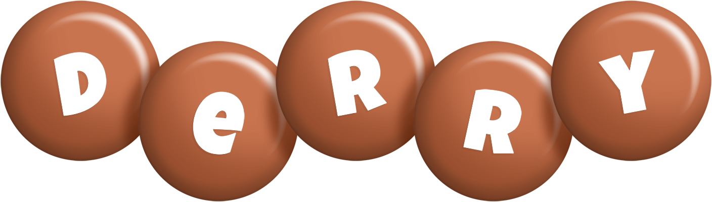Derry candy-brown logo