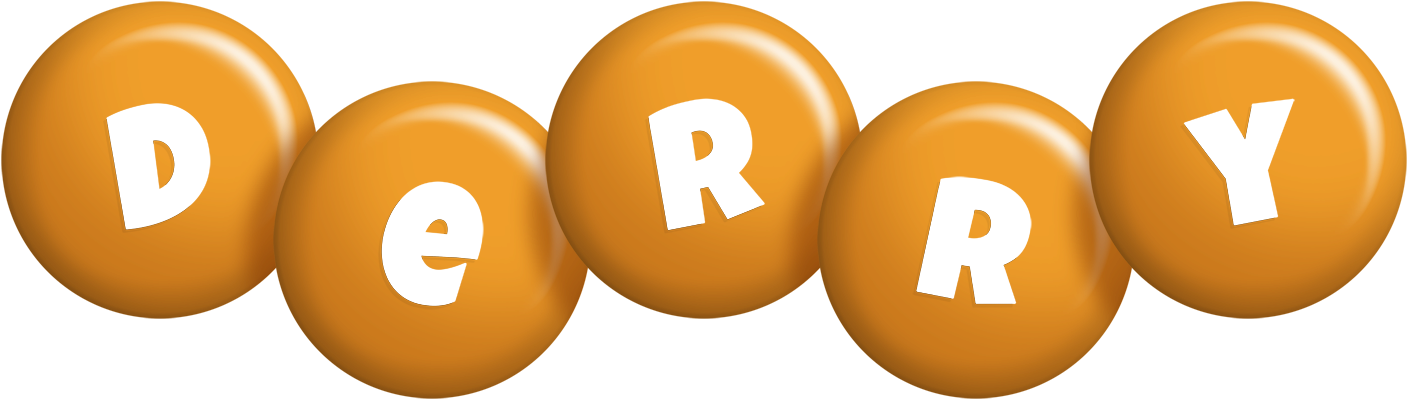 Derry candy-orange logo