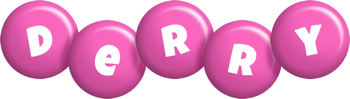 Derry candy-pink logo