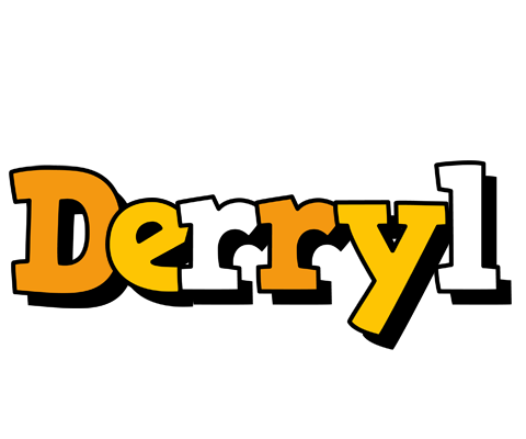 Derryl cartoon logo
