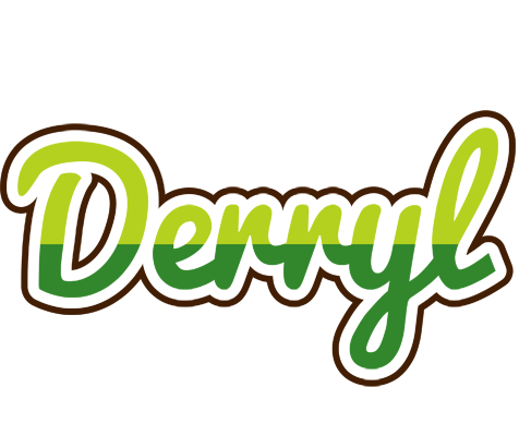 Derryl golfing logo