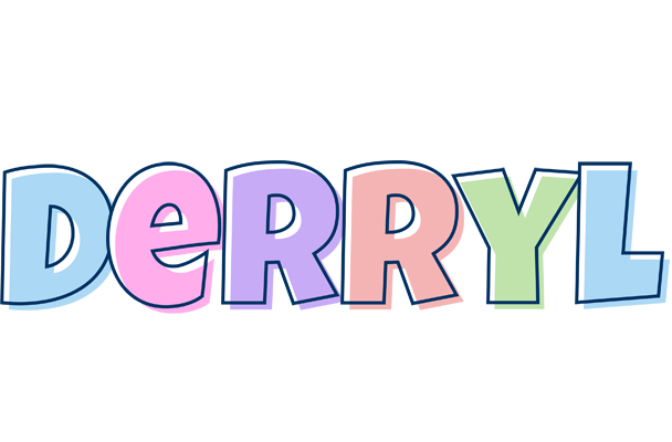 Derryl pastel logo