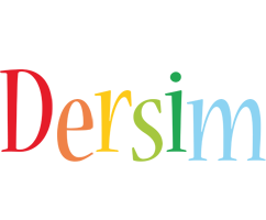 Dersim birthday logo