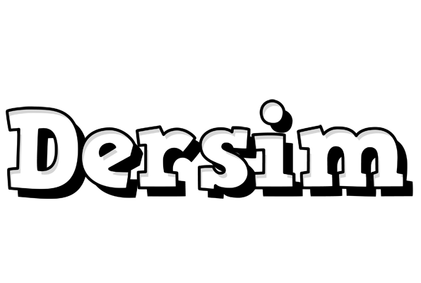 Dersim snowing logo