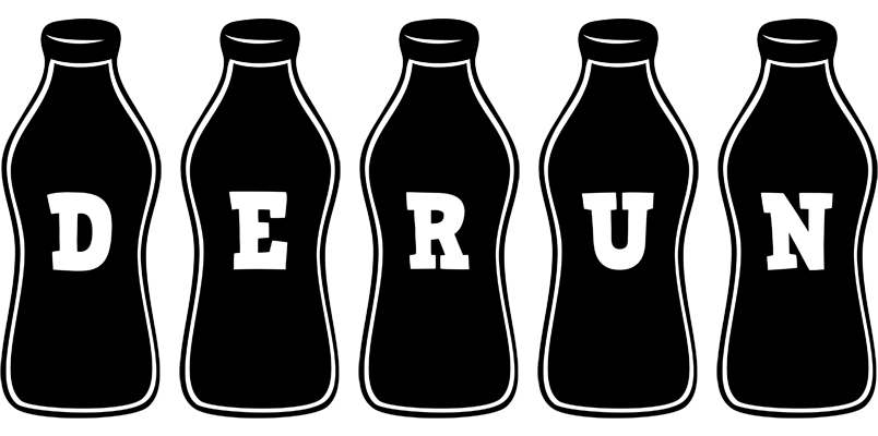 Derun bottle logo