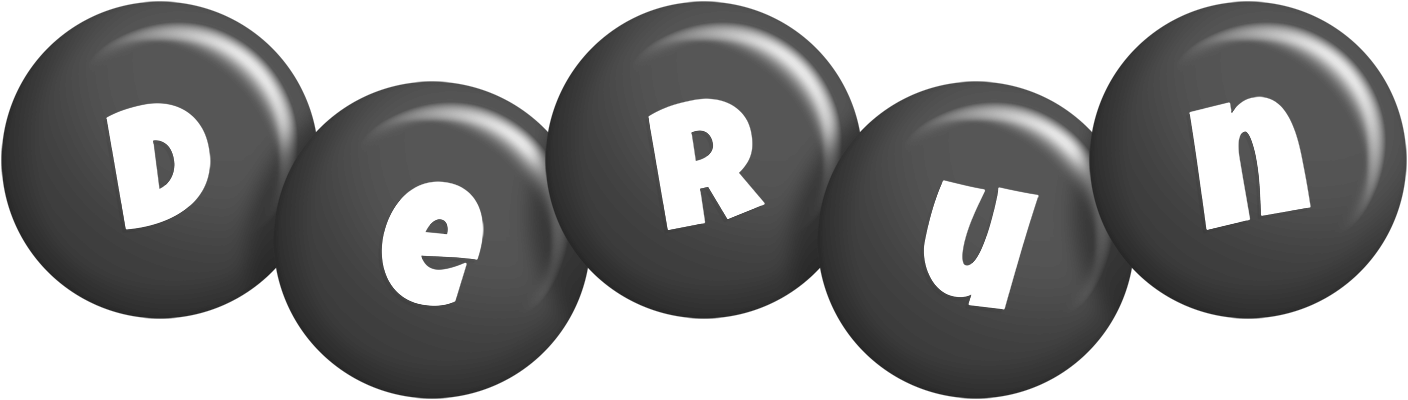 Derun candy-black logo