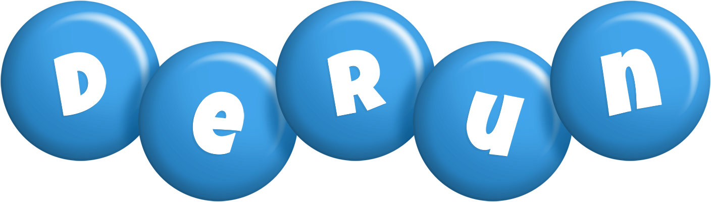 Derun candy-blue logo