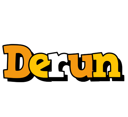 Derun cartoon logo