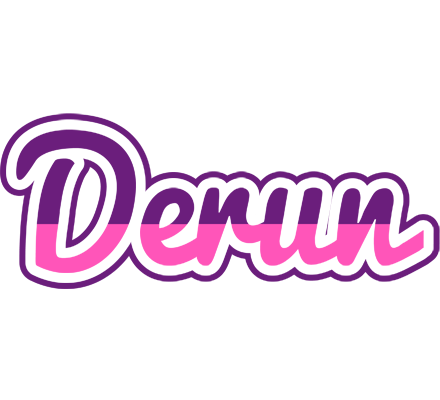 Derun cheerful logo