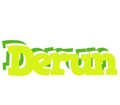 Derun citrus logo