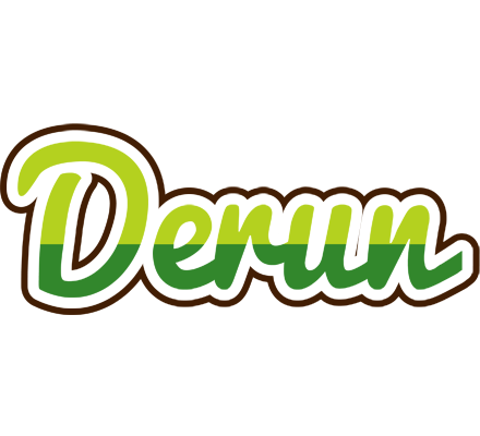 Derun golfing logo